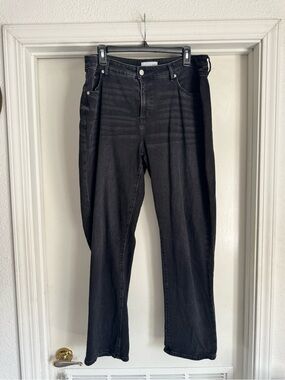 LOFT Curvy Girlfriend Black Jeans